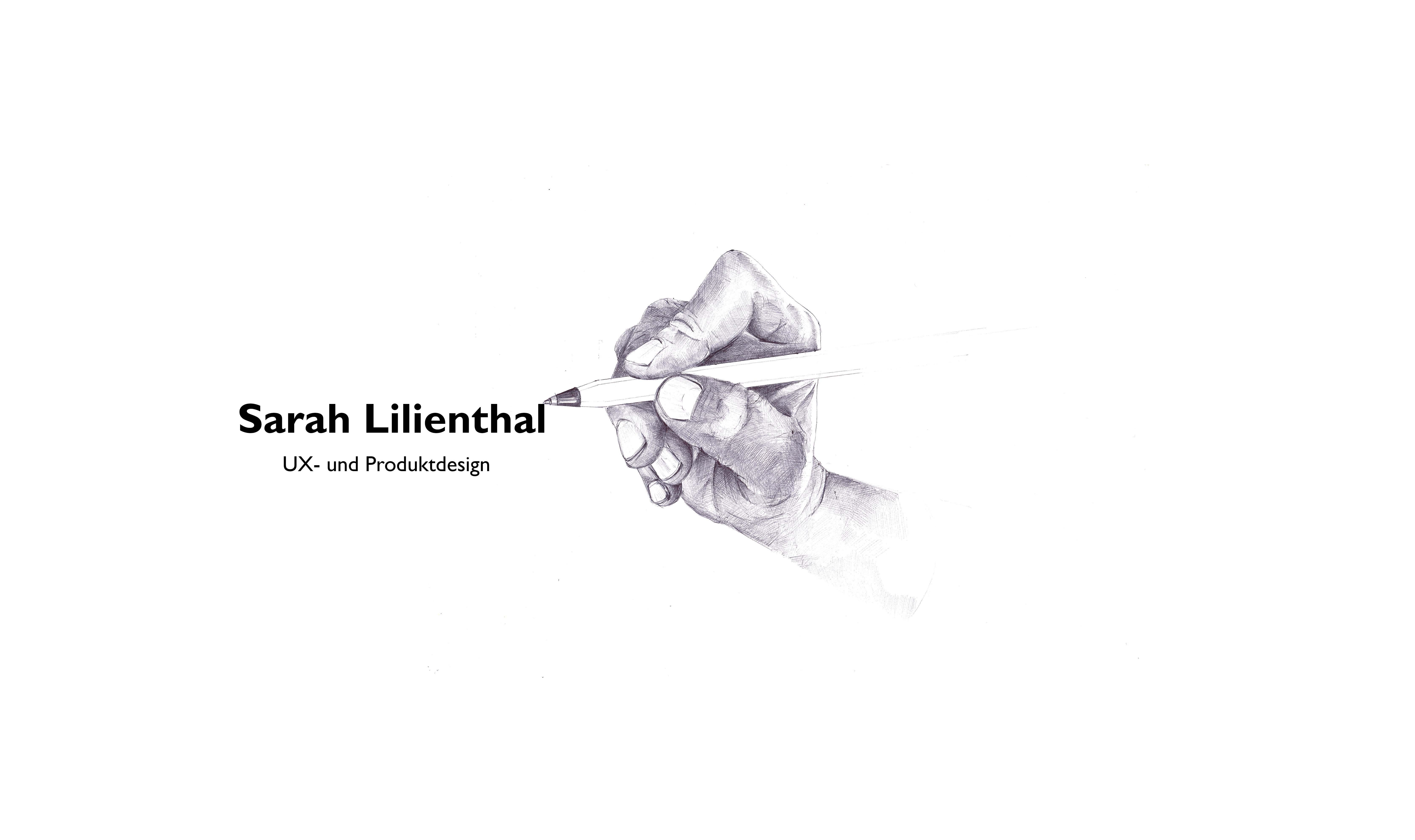 Ux-und Produktdesign mit Skizze